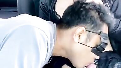 Ladyboy cums hard in his mouth (Short) - 13 image