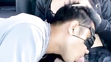 Ladyboy cums hard in his mouth (Short) - 14 image