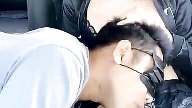 Ladyboy cums hard in his mouth (Short) - 15 image