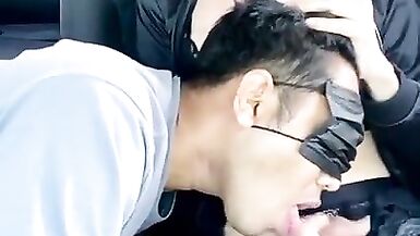 Ladyboy cums hard in his mouth (Short) - 5 image