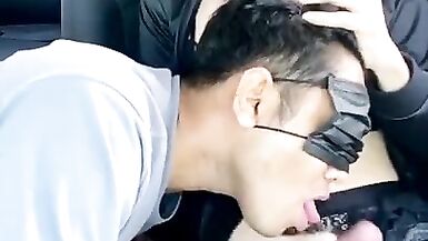 Ladyboy cums hard in his mouth (Short) - 6 image