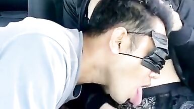 Ladyboy cums hard in his mouth (Short) - 7 image