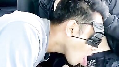 Ladyboy cums hard in his mouth (Short) - 8 image