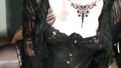 Puffy nipples trans girl playing