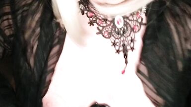 Puffy nipples trans girl playing - 3 image