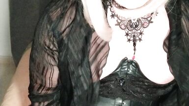 Puffy nipples trans girl playing - 4 image