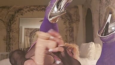 Sissy bitch whore takes a big cock hard and deep - 4 image