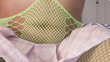 Milah CrossXx show a porn movie and had a sissygasm - 3 image