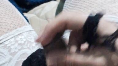 In panties and nylon stockings to tease - 14 image