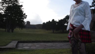 shemale sissy sounding lingerie outdoors 5 - 11 image