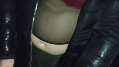 Sissy jayci goes out in chastity again - 5 image