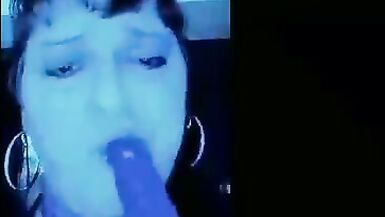 Deep throat a dildo like a pro trans women - 11 image