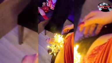 Smoking Christmas blowjob - 4 image