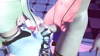 Hot Trans Mommy Fucks Her Hot Blonde Stepdaughter - 5 image