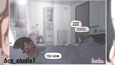 Lewdua Shower Time - Episode 1 - Giantess Growth Breast Expansion Boobs - 14 image