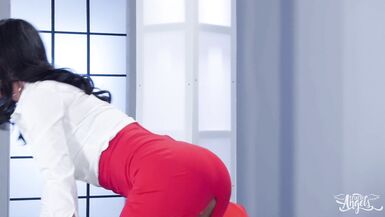 TRANS ANGELS - Naughty Brunette Chanel Santini Cannot Resist Lance Hart's Big Stiff Cock - 4 image