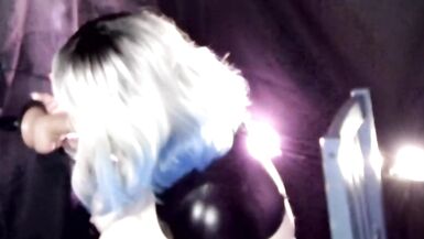 SMOKING AND STANDING FUCK WITH ASS TO MOUTH - 2 image