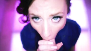 Shemale sucking cock in close-up - KimCock - 11 image