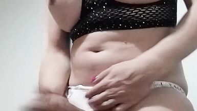 Trans bunny jerks off for your pleasure - 6 image