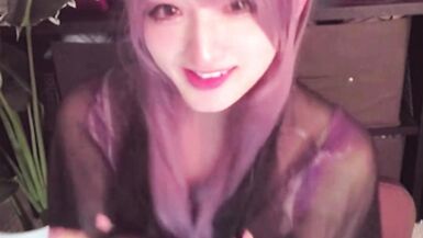 A video of a man's daughter masturbating while distributing a masturbator that is getting excited using a masturbator - 4 image