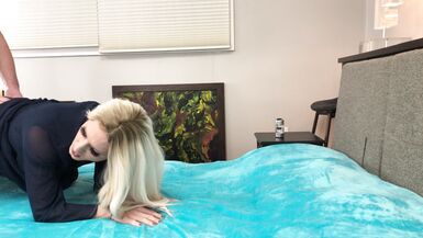 SUPER SEXY Blonde Sissy Bailey Wilde Fucked Doggystyle - 2 image