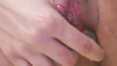 Filling my ftm pussy with my vibrator - 13 image