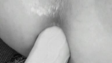 Trans girl precum on her dildo - 10 image