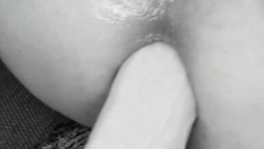 Trans girl precum on her dildo - 14 image