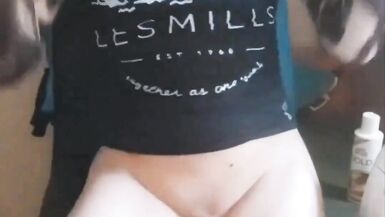 Another Version of My Cumshot Stroking in My Stockings - 3 image