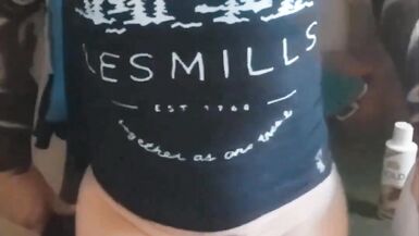 Another Version of My Cumshot Stroking in My Stockings - 4 image