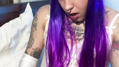 Tattooed Trans Girl Fucks Hot - 11 image