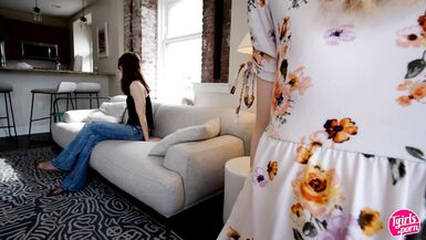 TGIRLS PORN - THE UNION OF TWO BEAUTIFUL GIRLS NEXT DOOR - 2 image