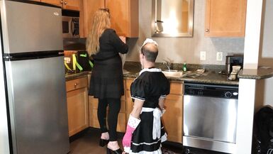 Feminization and Pegged to Get Maid Job - 2 image