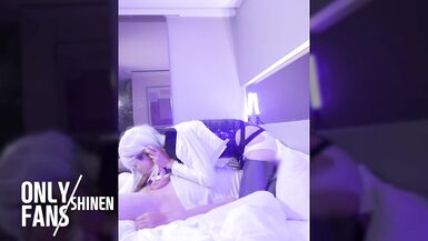 Face Sitting Sexy Cyberpunk Lucy Cosplayer, Asian Hentai Femboy Trans Crossdresser cosplay shemale 8 - 10 image