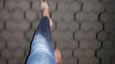 stripper shoes - public crossdressing - 10 image