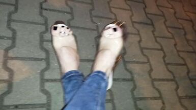 stripper shoes - public crossdressing - 14 image