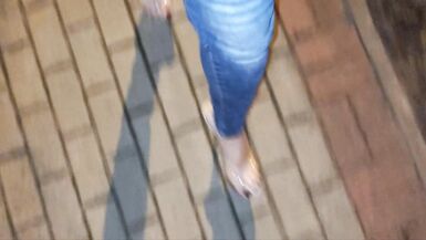 stripper shoes - public crossdressing - 6 image