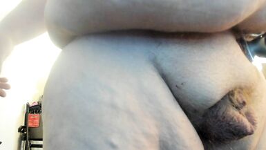 Molly is shaving her genitals while sucking on her dildo. - 6 image