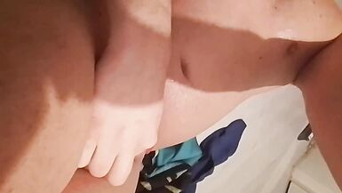 Sissy slut Koen pissing over himself and training on bbc - 7 image