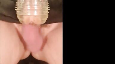 Tgirl Anna Fucking Fleshlight and Cum Inside - 10 image