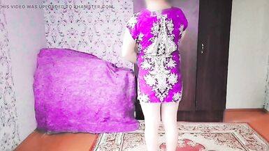 Shemale White Sissy Big Butt Striptease - 9 image