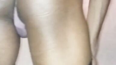 Sexy ebony crossdresser seducing best friend - 14 image