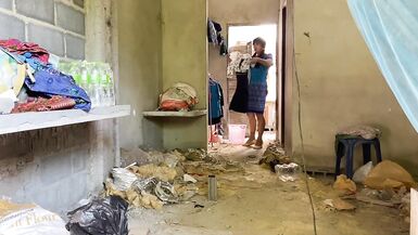 FN081 I'm doing housework waiting for you to come do activities with me.