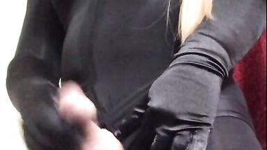 Shooting a big load with big tits - 2 image