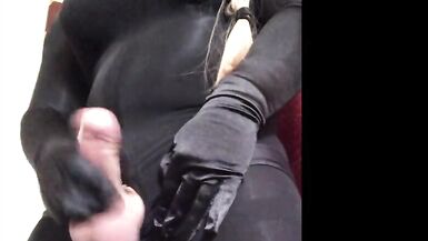 Shooting a big load with big tits - 9 image