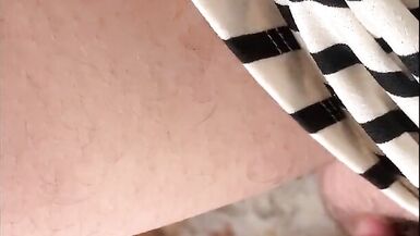 My mom's friend is not wearing panties - 5 image