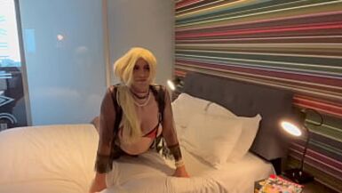 JeriLee43 wants to become a Sissy hooker hotel slut as she just wants cock - 1 image