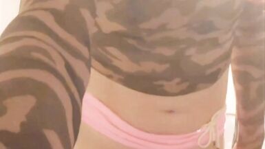 I was so horny Saturday night I had to slip into a little outfit and squirt a big load of cum - 2 image