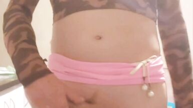 I was so horny Saturday night I had to slip into a little outfit and squirt a big load of cum - 6 image