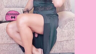 White Meat in Satin and High Heels for Dinner - 8 image